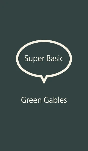 [LINE着せ替え] Super Basic Green Gablesの画像1