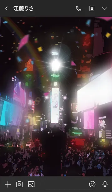 [LINE着せ替え] New York Neon I♥NYの画像3