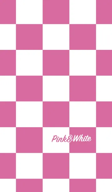 [LINE着せ替え] シンプル ピンクと白 No.5の画像1