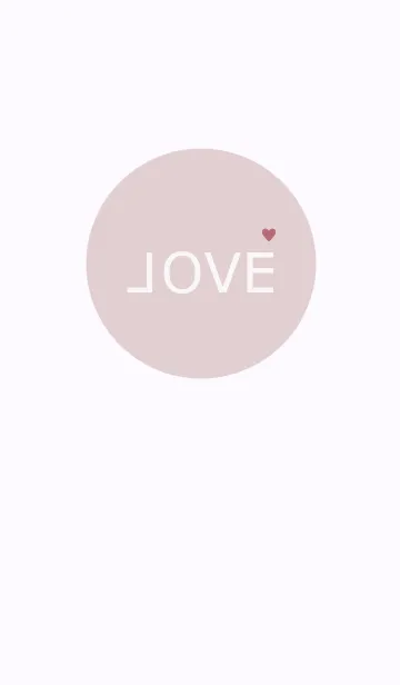 [LINE着せ替え] LOVE =dusty pink=の画像1