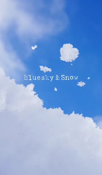 [LINE着せ替え] Bluesky ＆ Snowの画像1