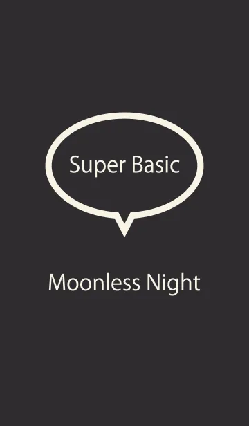 [LINE着せ替え] Super Basic Moonless Nightの画像1