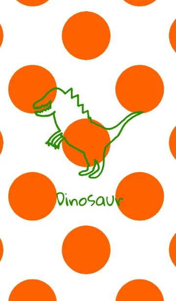 [LINE着せ替え] シンプル ダイナソーの画像1