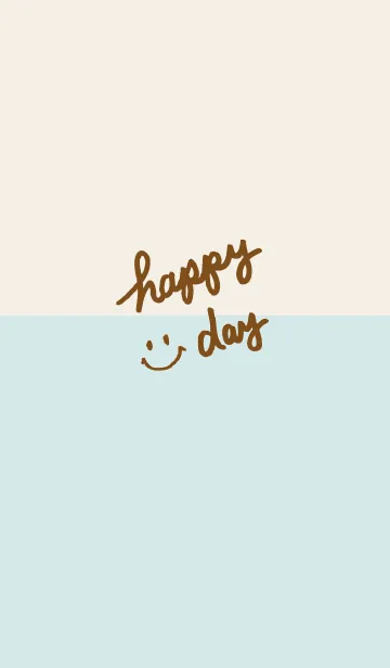 [LINE着せ替え] シンプルスマイル ベーじゅとあおいろ10の画像1