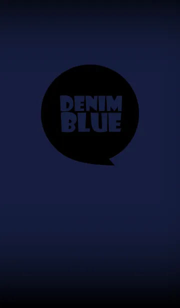 [LINE着せ替え] Denim Blue and Black Ver.3 (jp)の画像1