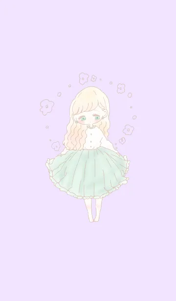 [LINE着せ替え] 女の子の着せ替え。の画像1