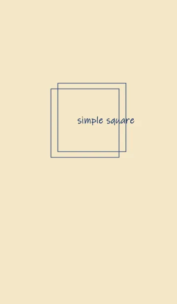 [LINE着せ替え] simple square =navy blue=の画像1