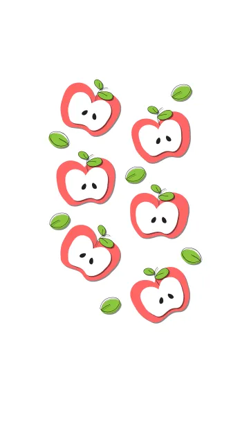 [LINE着せ替え] Apples theme 24 :)の画像1