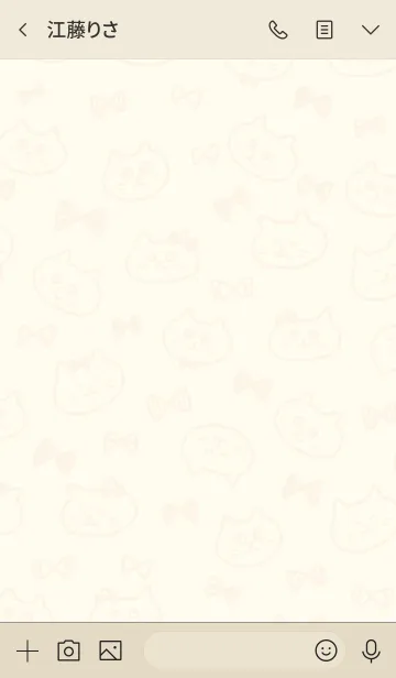 [LINE着せ替え] Ribbon ＆ Cat Redの画像3