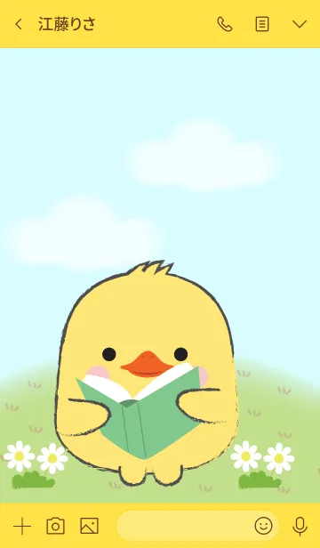 [LINE着せ替え] My Fat Cute Duck Theme (jp)の画像3