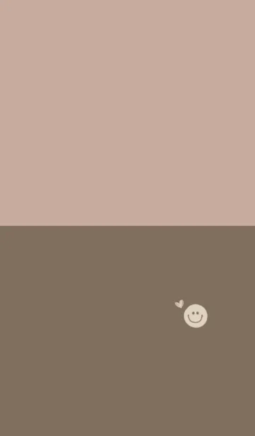 [LINE着せ替え] ベージュとグレージュ。スマイル。の画像1