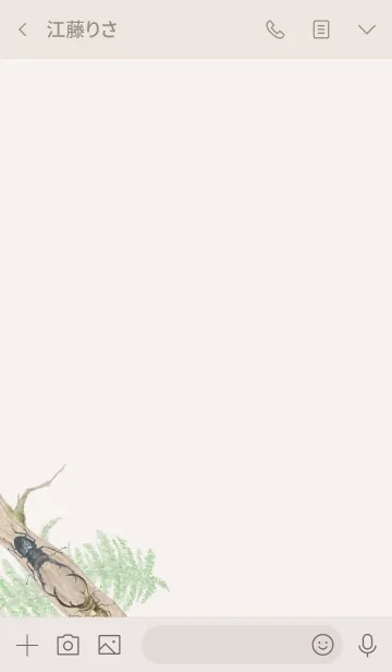 [LINE着せ替え] konchu life2の画像3