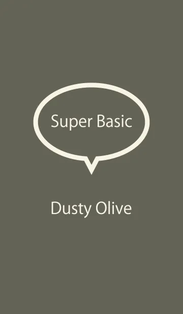 [LINE着せ替え] Super Basic Dusty Oliveの画像1