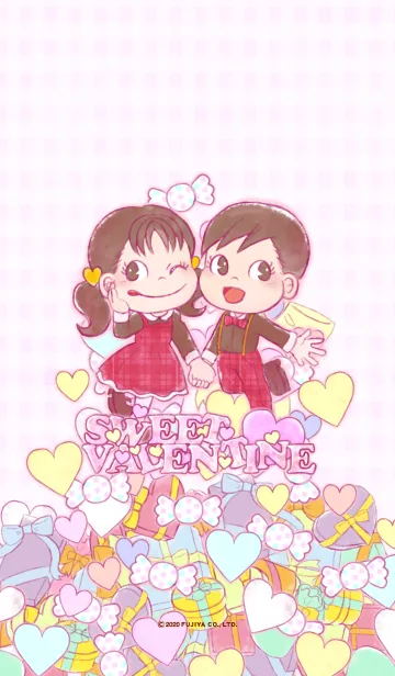 [LINE着せ替え] ペコちゃんのSWEET♥VALENTINEの画像1