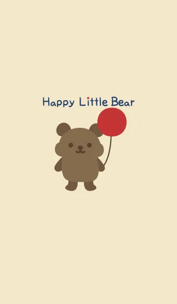 [LINE着せ替え] Happy Little Bearの画像1