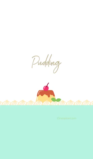 [LINE着せ替え] Cute fresh fruit puddingの画像1