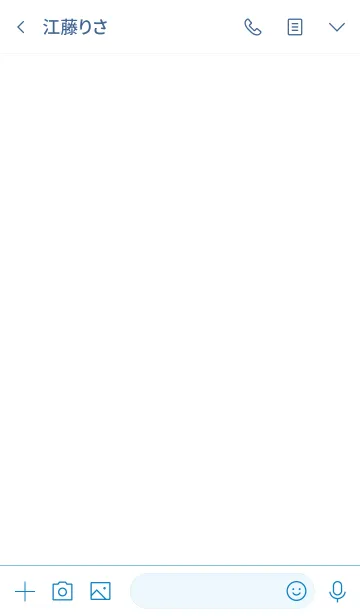 [LINE着せ替え] simple square =blue=*の画像3