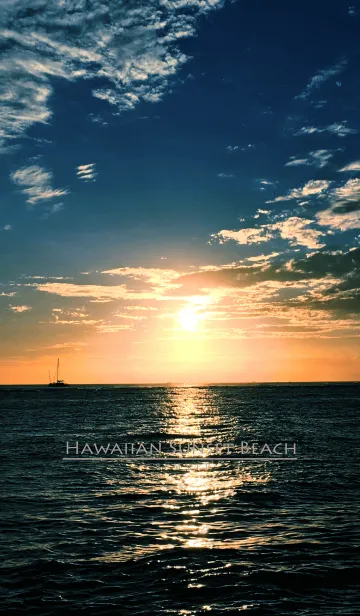 [LINE着せ替え] Hawaiian Sunset Beach -MEKYM- 14の画像1