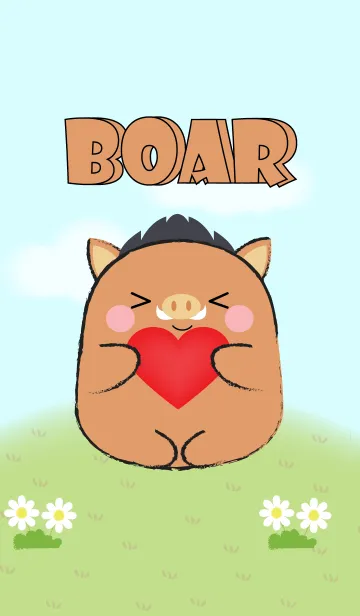 [LINE着せ替え] My Fat Cute Boar Theme (jp)の画像1