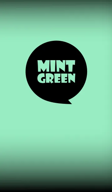 [LINE着せ替え] Mint Green and Black Ver.3 (jp)の画像1