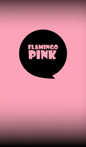 [LINE着せ替え] Flamingo Pink and Black Ver.3 (jp)の画像1