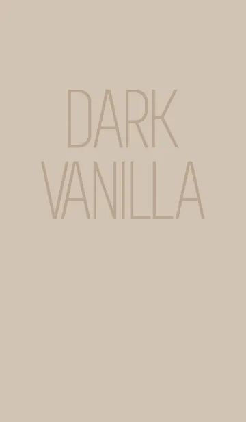 [LINE着せ替え] ダークバニラ - DARK VANILLAの画像1