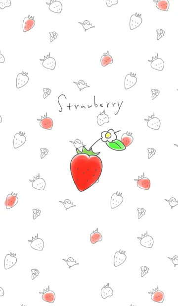 [LINE着せ替え] Strawberry/いちごの画像1