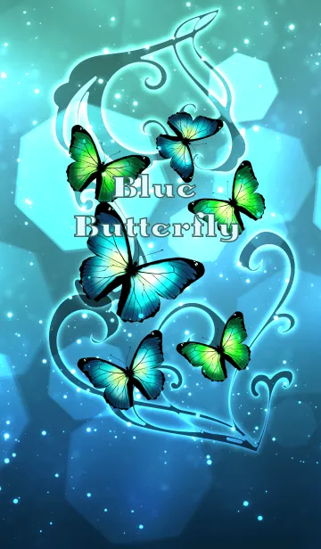 [LINE着せ替え] Blue Butterfly byRyuunosukeの画像1