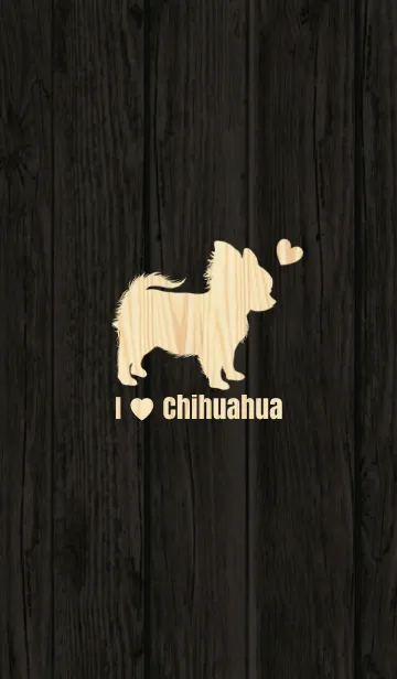 [LINE着せ替え] I Love Chihuahua❤︎の画像1