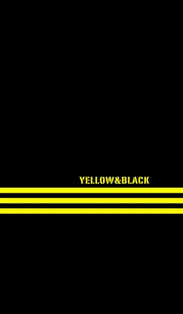 シンプル 黄色と黒 ロゴ無し No 8 2のline着せ替え 画像 情報など