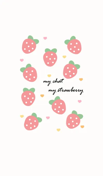 [LINE着せ替え] Sweet strawberry ^^の画像1