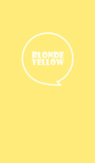 [LINE着せ替え] Love Blonde Yellow Ver.3 (jp)の画像1