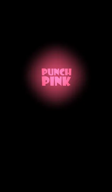 [LINE着せ替え] Punch Pink in black Ver.2 (jp)の画像1