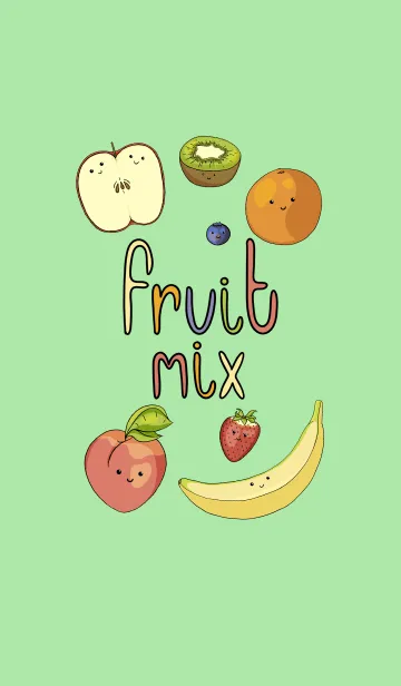 [LINE着せ替え] Fruit Mixの画像1