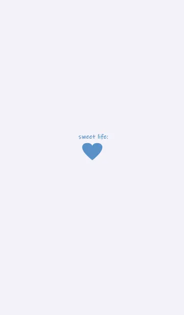 [LINE着せ替え] sweet life heart :)blue*の画像1