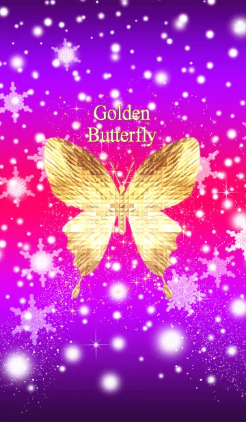 [LINE着せ替え] キラキラ♪黄金の蝶#59の画像1