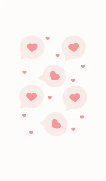 [LINE着せ替え] lovely mini heart 10の画像1