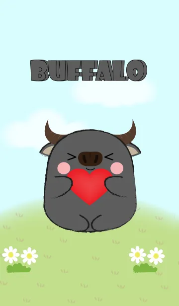 [LINE着せ替え] My Fat Cute Buffalo Theme (jp)の画像1
