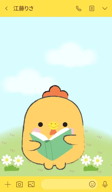 [LINE着せ替え] My Fat Cute Chicken Theme (jp)の画像3