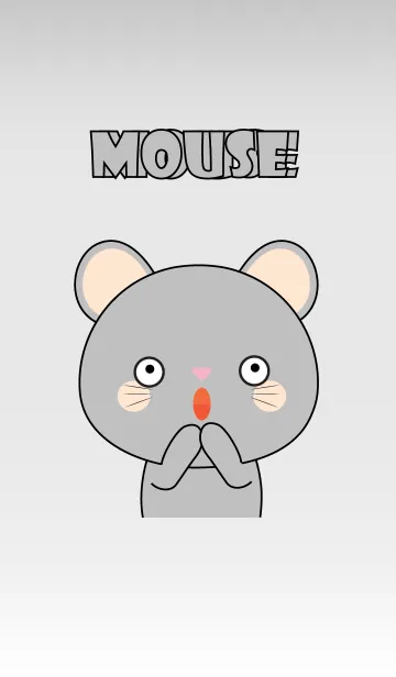 [LINE着せ替え] Love So Lovely Gray Mouse (jp)の画像1