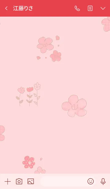 [LINE着せ替え] 推し色みつけた！赤の10の画像3