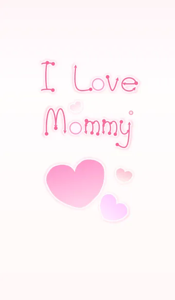 [LINE着せ替え] I Love Mommy 2！ (Pink Ver.3)の画像1