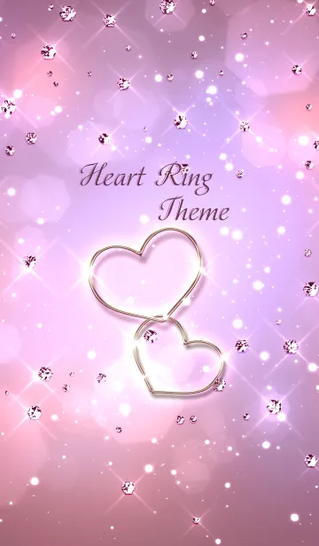 [LINE着せ替え] Heart Ring Themeの画像1