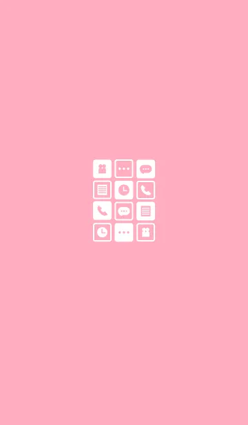 [LINE着せ替え] Icon - pink -の画像1