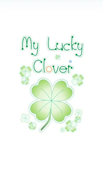 [LINE着せ替え] My Lucky Clover 2！ (White V.4)の画像1