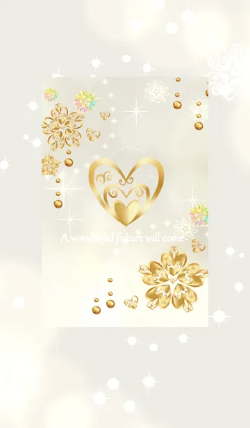 [LINE着せ替え] ハッピーになれる♪黄金のクローバーの画像1