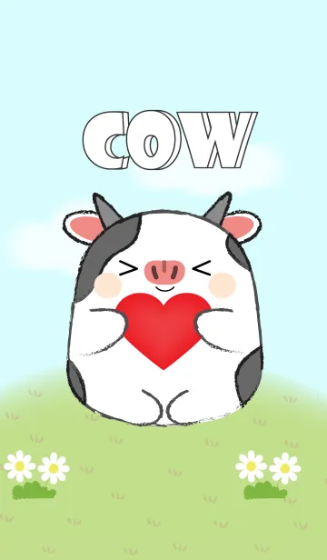 [LINE着せ替え] My Fat Cute Cow Theme (jp)の画像1