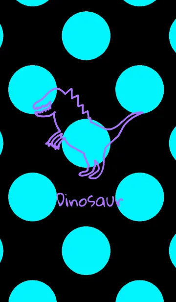 [LINE着せ替え] シンプル ダイナソー 7の画像1