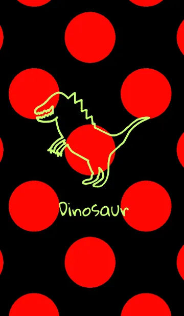 [LINE着せ替え] シンプル ダイナソー 6の画像1