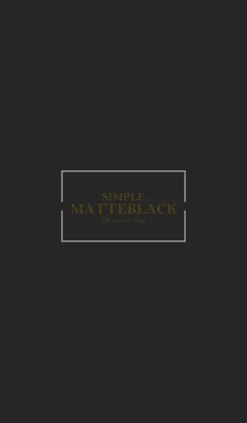 [LINE着せ替え] MATTE BLACK 26 -SIMPLE-の画像1